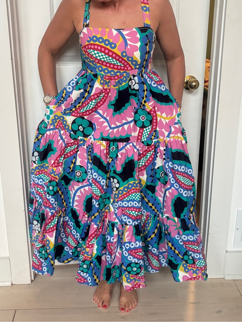 J. Crew Ratti Kaleidoscope Maxi Dress